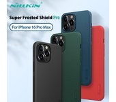 Funda para iPhone 16 Pro Max, carcasa trasera mate NILLKIN Frosted Shield Pro de PC para iPhone 15 Pro Max, para iPhone 13 Pro Max/iPhone 14 For iPhone 13 negro