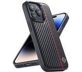 Funda de teléfono de cuero de fibra de carbono de lujo para iPhone 15 14 Pro Max 13 12 11 Pro XS X 7 8 6s 5 Plus XR SE For iPhone SE 2020 negro