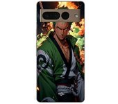 Coque maniacase pour Google Pixel 7 Pro One piece Zoro manga anime 3D art