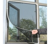 Ventana interior de la puerta de la mosquitera de la malla de la cortina de la pantalla de la mosca del insecto negro