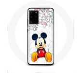 Coque pour Samsung Galaxy S11 Plus Mickey Mouse Fleurs Cœurs