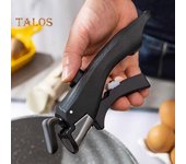 Mango de olla universal extraíble Mango de repuesto ergonómico resistente para utensilios de cocina Gran compatibilidad con sartenes Cazuela práctica para viajes beige