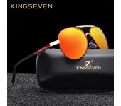 KINGSEVEN marca Unisex gafas de sol polarizadas de aluminio mujeres hombres diseño viaje gafas de sol de conducción M