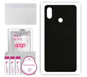 apgo Protective Skin Sticker for the back compatible with Xiaomi Mi Max 3, Wrap Film, Foil, Vinyl - Pattern Matrix