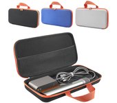 Estuche rígido antiarañazos y resistente a golpes con bolsa de malla para plancha de pelo Dyson Airstrait/Corrale. azul