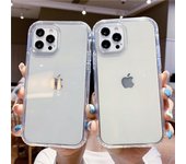 Funda transparente a prueba de golpes para iPhone 11, 12 Pro Max, XR, XS Max, X, 8 Plus, 13 Pro Max, 14 Pro Max, carcasa trasera de TPU de silicona suave transparente For iPhone XS