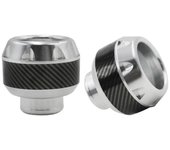 Deslizadores de cuadro CNC Almohadillas protectoras contra choques de ruedas Protección contra caídas para ciclomotores y motocicletas