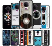 Funda para teléfono móvil Nokia 7.2 G10 5.4 5.3 3.4 8.3 1.4 2.4 X10 X20 XR20, carcasa blanda de silicona negra, diseño de cámara retro Nokia 2.2
