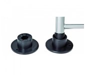 Minibases para tienda/cenador (Paquete de 2) One Size negro