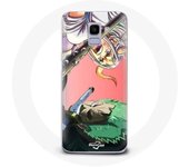 Coque pour Samsung Galaxy A8 2018 Yamato Et Zoro One Piece Anime Poster