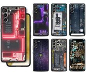 Funda de placa base para Samsung Galaxy S22, S23, S20, S21 FE, S10 Plus, S9, Note 20, Ultra 10 Plus, carcasa blanda Samsung S22 5G