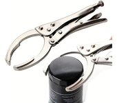 1 pieza Llave de filtro de abrazadera Llave de rejilla de aceite Cambio de aceite Llave de filtro de aceite de motor multifunción ajustable Herramienta de desmontaje de automóviles Reparación