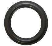 Borde de uretano para altavoz Borde de altavoz Borde para unidad de 8 pulgadas 1 pieza Diámetro exterior 192 mm Negro Pieza de repuesto para reparación de unidad de altavoz