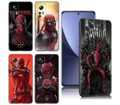Funda de silicona negra de Deadpool para Xiaomi Mi 9 SE 8 10 10T 11 12 13 Lite 9T 11T 12S 12T 13T 14 Pro 5G NE 11i 12X Xiaomi 14 5G