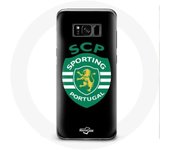 Funda Samsung Galaxy S8 scp sporting portugal fondo negro