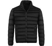 Hombres Abrigo de Invierno Cálido Slim Fit Abrigo Grueso Chaqueta Casual Ropa de Abrigo Blusa Superior L gris