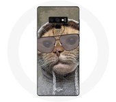 Coque pour Samsung Galaxy Note 9 Chat avec une capuche photo drole Animaux
