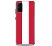 Coque Téléphone - Samsung - Galaxy S20 Plus - Drapeau de l'Autriche - Souple - Multicolore