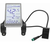 Medidor LCD para bicicleta eléctrica, 5 pines, 24 V, 36 V, 48 V, 60 V, universal, para patinete eléctrico M5, pantalla LCD de 31,8