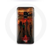 Coque pour Samsung Galaxy S9 Plus Stranger Things Saison 4 Affiche Art Equipages de la Nouvelle Théo