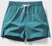 Pantalones cortos de playa de seda helada de secado rápido y elásticos de verano para hombre, estilo coreano XL
