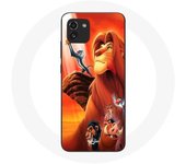 Coque pour Samsung Galaxy A03 Le Roi Lion Simba et Mufasa