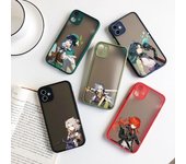 Funda de teléfono Genshin Impact para iPhone 14, 13, 12, 11, Mini Pro Max, XS, X Max, XR, 8, 7 Plus, SE 2022, color piel iPhone 14