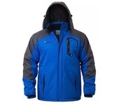 Parkas de invierno para hombre, chaqueta para exteriores, forro polar grueso, cálida, impermeable, cortavientos, chaquetas de esquí, abrigo grueso para escalada, gran oferta XL azul