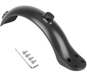 Guardabarros trasero Guardabarros Guardabarros de 4 orificios Protectores contra salpicaduras Accesorio de repuesto para scooter eléctrico de 8,5 pulgadas negro