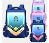 Nuevo Mochila ortopédica para niños, mochilas de moda para niños, mochila escolar impermeable de gran 35*27*16cm azul