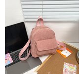 Mini mochila de pana, mochila escolar ligera, mochilas pequeñas de moda para exteriores verde
