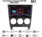 Para Subaru Impreza GD GG 2002-2007 con perilla de botón Android Car Radio Reproductor multimedia Navegación GPS estéreo 2 Din 1 + 16GB 1+16GB