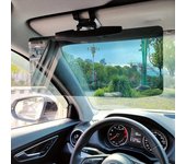 1 parasol para coche, visera y gafas antideslumbrantes universales para coche, protege de la luz difusa, la ceguera por la nieve y los rayos ultravioleta negro