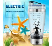 Taza mezcladora eléctrica recargable por USB, coctelera portátil para proteína en polvo, botella mezcladora, coctelera, coctelera de proteínas, coctelera