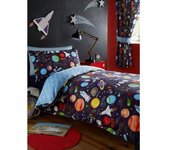 Juego de funda nórdica de planetas Single