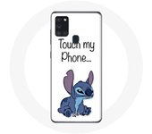 Coque Samsung Galaxy A21S Lilo et Stitch mignon Fond blanc