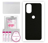 apgo Protective Skin Sticker for the back compatible with Motorola Moto G31, Wrap Film, Foil, Vinyl - Pattern Matrix
