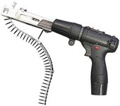 Dispensador automático de tornillos con adaptador de clavos de cadena para taladro eléctrico, herramienta de carpintería plata