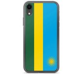 Coque pour iPhone - PIXELFORMA - iPhone XR - Drapeau du Rwanda - Sopa de silicona - Diseño léger