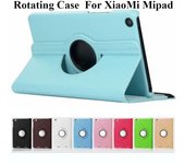 Funda giratoria de 360 grados para tableta Xiaomi Mi Pad 4 Plus, funda de piel sintética con tapa y protector completo de 10,1 y 8,0 pulgadas MiPad 4 8.0 inch azul claro