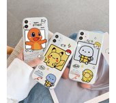 Pokemons Pikachu Funda de silicona para Samsung Galaxy S22 S21 Ultra S20 FE S10 Plus A12 M12 A71 A52 S A51 A50 A40 A32 A22 A21S Funda A12 M12 4G