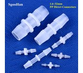 Lote de 10 conectores directos de igual diámetro de 1,6 a 32 mm para manguera de acuario, junta tipo pagoda, bomba de aire, juntas de púas, conector para manguera de riego de jardín. 1.6mm (10 Pieces)