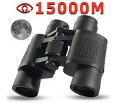 Binoculares 80X80 de largo alcance 15000m HD telescopio de alta potencia lente de vidrio óptico poca luz impermeable para alcance de Deportes de caza HS-80X80