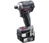 Atornillador de impacto recargable profesional Kyocera Old Ryobi DID148L5 655151A Negro Se atornilla cómodamente en 5 modos Ion de litio Par de apriete máximo negro