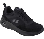 Skechers Arch Fit - Servitica, Zapatillas Negras Hombre 46 negro