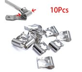 Universal 10 unids/set coche limpiaparabrisas brazo varillaje Motor varillas reparación Clip Kit