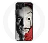 Coque pour Samsung Galaxy A22 5G La casa de papel Berlin Masque Split
