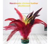 Pluma Jianzi Plumas Coloridas Volante Portátil Pie Patada Volante Pluma Volante Fitness Entretenimiento