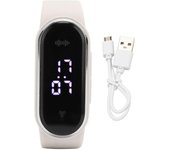 Reloj repelente de mosquitos ultrasónico Eliminación de electricidad estática LED Repelente de mosquitos de descarga automática negro