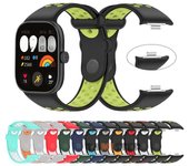 Correa de silicona deportiva para reloj Redmi Watch 4, accesorios de repuesto para pulsera Xiaomi Mi Band 8 Pro For Redmi Watch 4 blanco/rojo